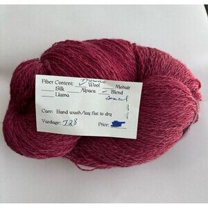 Hand Spun Merino Wool and Tencel Blend Yarn 728 yards, Original price $95!